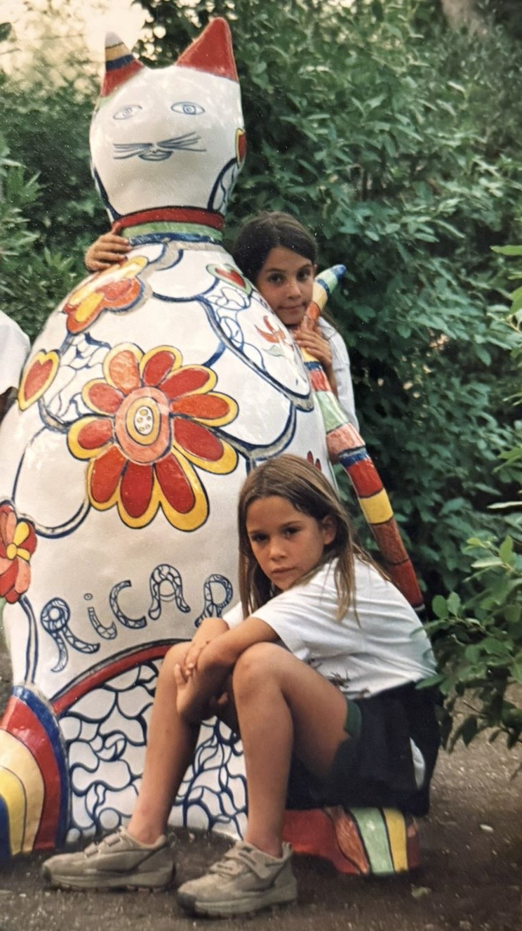 Novella and Alice as children in Italy