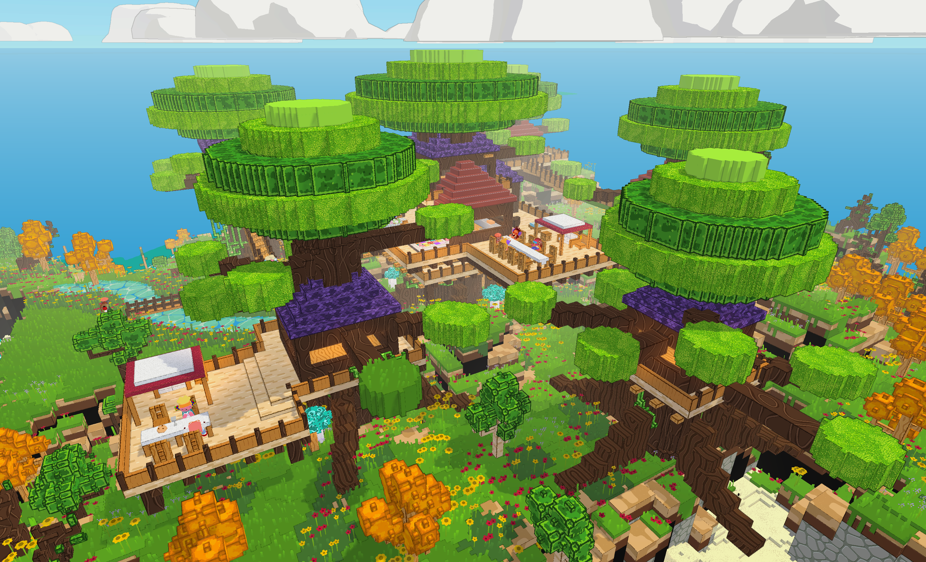 A treehouse village built in Cubit